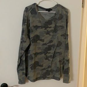 Woman camo top